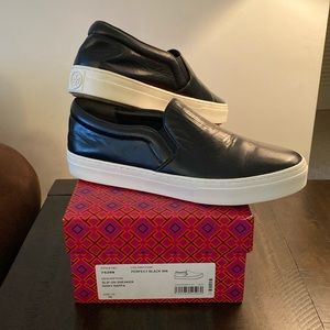Tory Burch‼️ Authentic Size 10 “Perfect Black Slip On Sneaker” Only Worn Once!